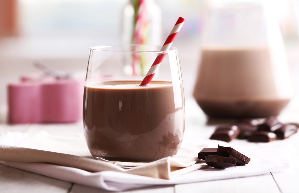 Chocolate Milk from 20 Foods and Drinks You Didn’t Know Had Caffeine